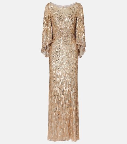 Abito lungo Ines con paillettes - Jenny Packham - Modalova