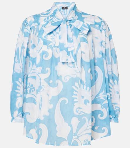 Etro Top de algodón estampado - Etro - Modalova