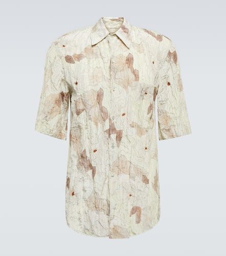 Floral silk-blend bowling shirt - Lemaire - Modalova