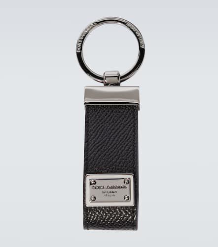 Dolce&Gabbana Logo leather keychain - Dolce&Gabbana - Modalova