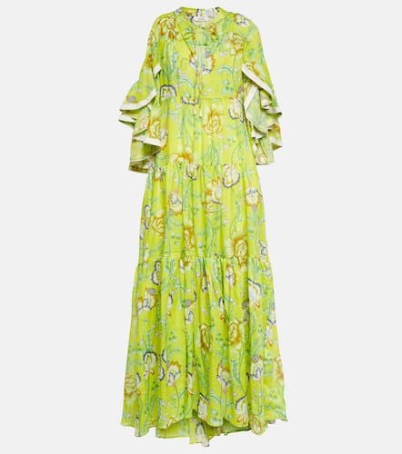 Floral ramie maxi dress - Dorothee Schumacher - Modalova