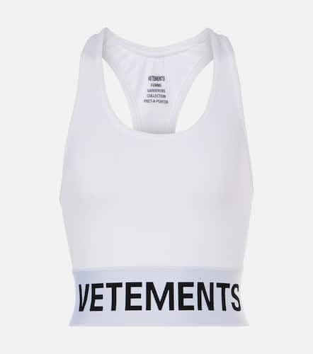 Vetements Top deportivo con logo - Vetements - Modalova