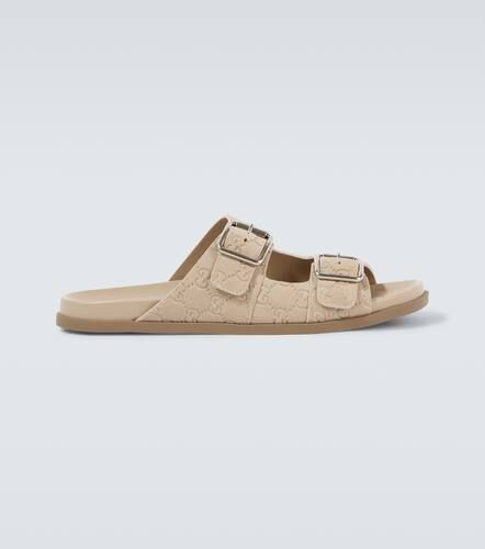 Gucci Sandalen GG aus Veloursleder - Gucci - Modalova