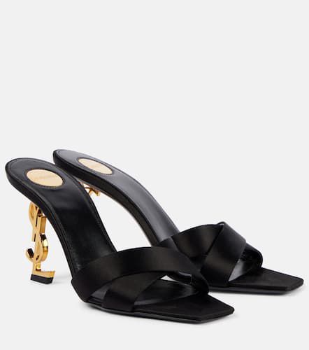 Saint Laurent Opyum 85 satin mules - Saint Laurent - Modalova