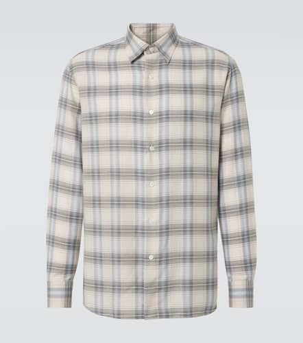 Checked cotton and cashmere shirt - Brioni - Modalova