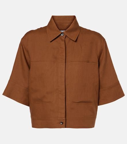 Max Mara Camicia cropped in lino - Max Mara - Modalova