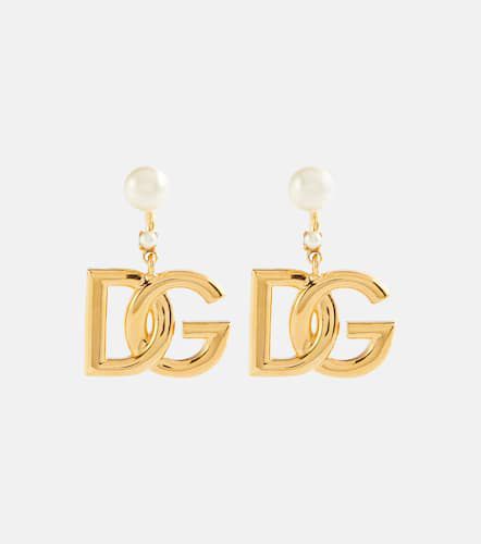 Ohrringe DG mit Zierperlen - Dolce&Gabbana - Modalova
