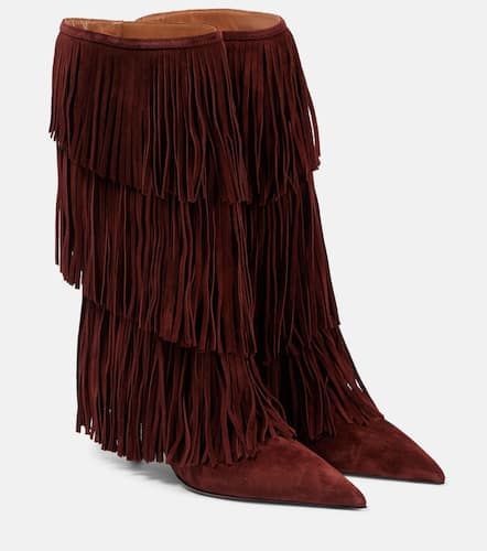 Jessie 75 fringed suede knee-high boots - Paris Texas - Modalova