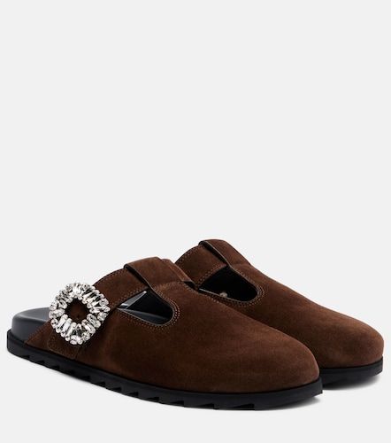 Roger Vivier Slidy Viv' suede mules - Roger Vivier - Modalova
