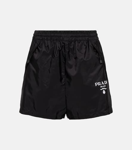 Shorts a vita alta in Re-Nylon - Prada - Modalova