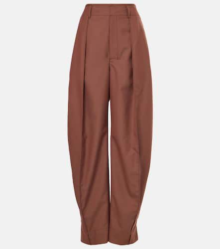 High-rise twill tapered pants - Lemaire - Modalova