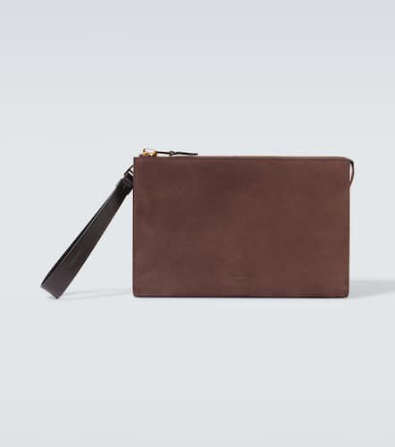 Mini leather pouch with strap - Tom Ford - Modalova