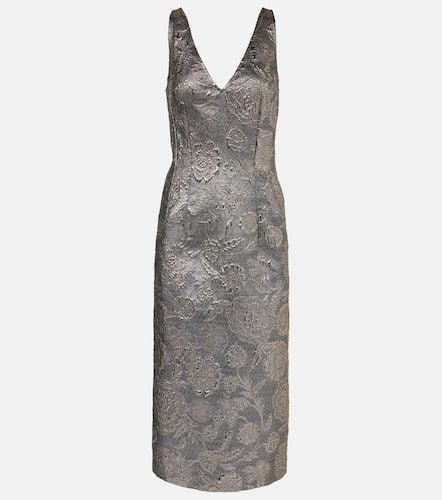 Floral brocade cocktail dress - Toteme - Modalova