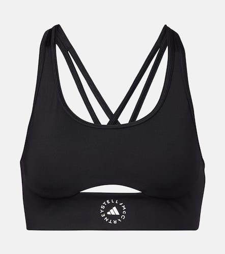 Brassière de sport matelassée à logo - Adidas by Stella McCartney - Modalova