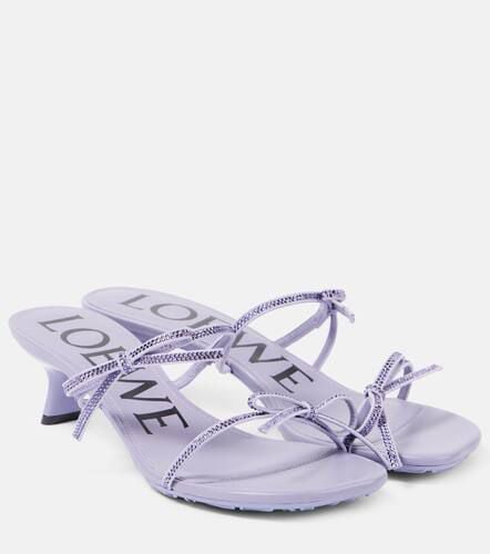 Sandalen Petal 45 aus Leder mit Kristallen - Loewe - Modalova