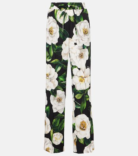 Pyjama-Hose aus einem Seidengemisch - Dolce&Gabbana - Modalova