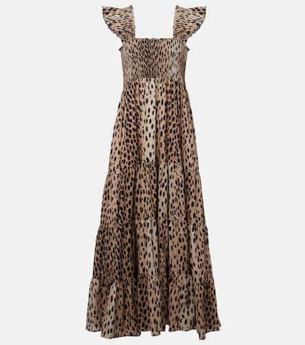 Tiered leopard-print cotton maxi dress - Rixo - Modalova