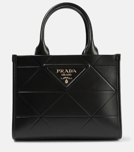 Symbole Small leather tote bag - Prada - Modalova