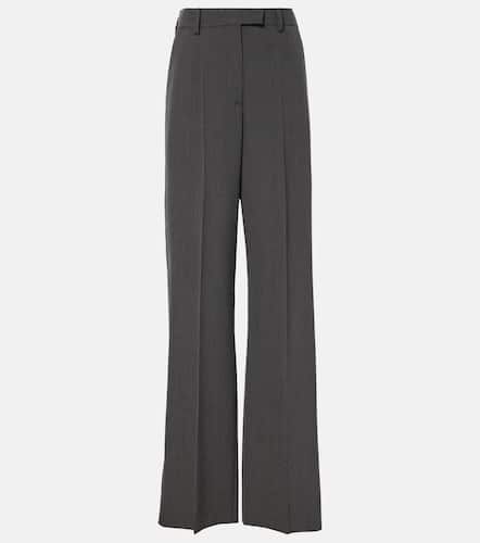 Gerade High-Rise-Hose aus Wolle - Valentino - Modalova