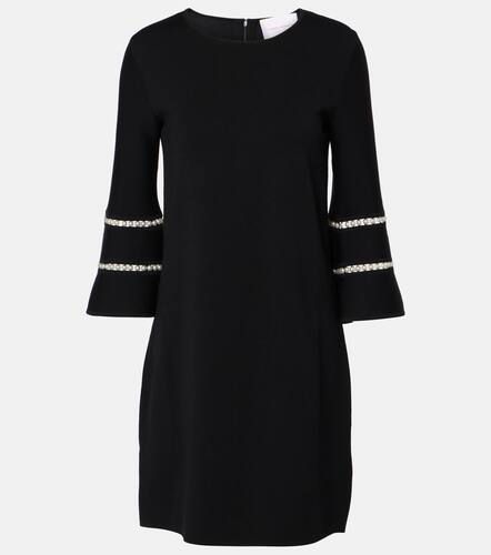 Embellished wool-blend minidress - Carolina Herrera - Modalova