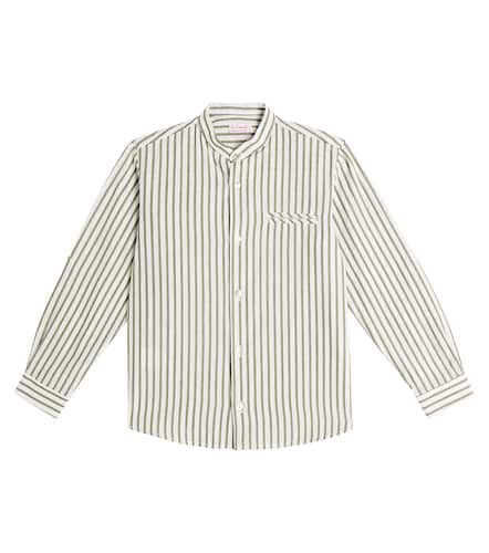 Tomas striped cotton and linen shirt - La Coqueta - Modalova