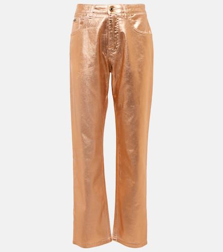 Metallic mid-rise boyfriend jeans - Tom Ford - Modalova