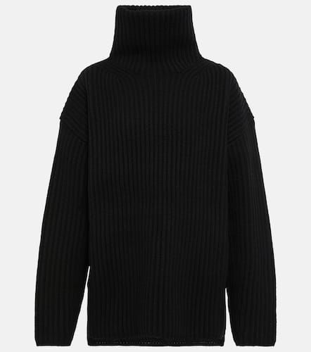 High-neck ribbed-knit wool sweater - Joseph - Modalova