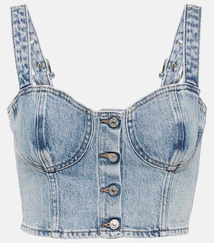 Bustier-Top aus Denim - 7 For All Mankind - Modalova