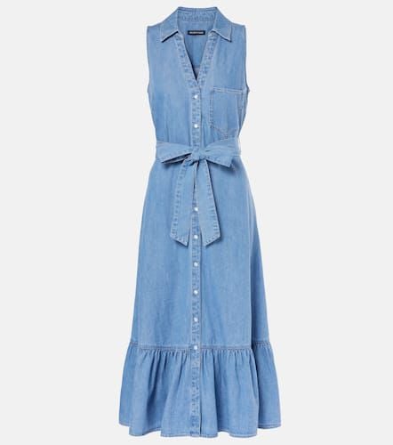 Edwina belted denim midi dress - Veronica Beard - Modalova