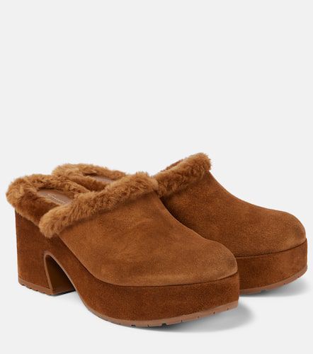 Lyss 55 suede platform clogs - Gianvito Rossi - Modalova