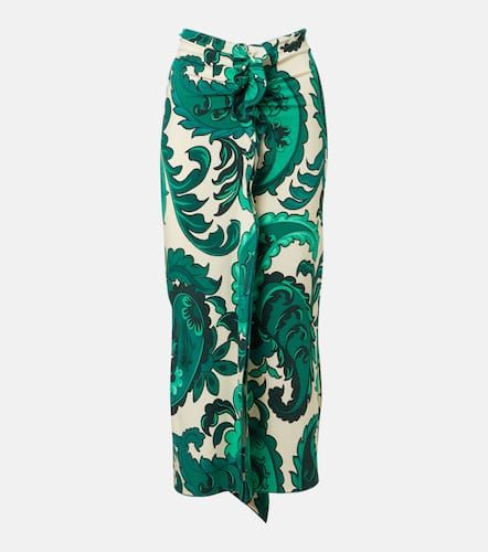 Etro Paisley ruffled midi skirt - Etro - Modalova