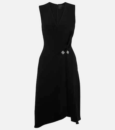Vestido midi de crepé plisado - Givenchy - Modalova
