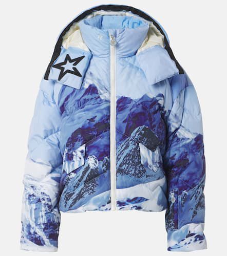 Mountain printed down jacket - Perfect Moment - Modalova