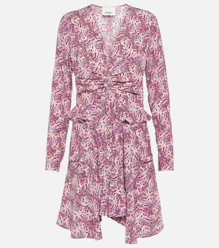 Usmara printed silk-blend minidress - Isabel Marant - Modalova