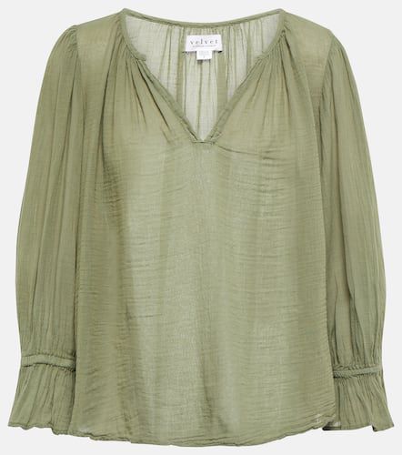 Blusa Dita en gasa de algodón - Velvet - Modalova