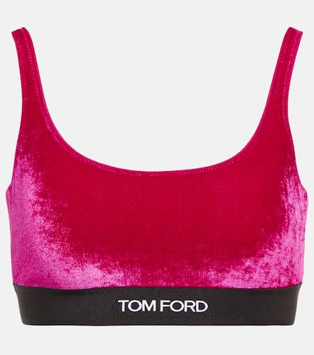 Tom Ford Bralette de terciopelo - Tom Ford - Modalova