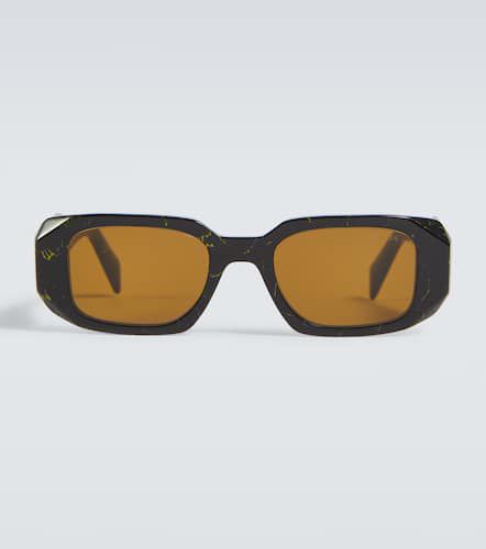 Gafas de sol de acetato rectangulares - Prada - Modalova