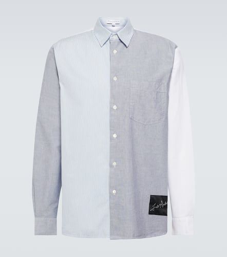 Camisa oxford de algodón con patchwork - JW Anderson - Modalova