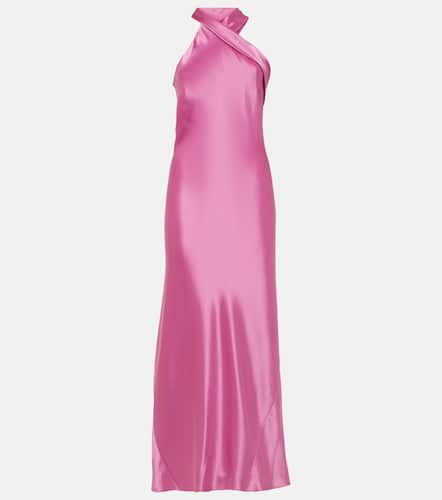 Galvan Pandora satin maxi dress - Galvan - Modalova