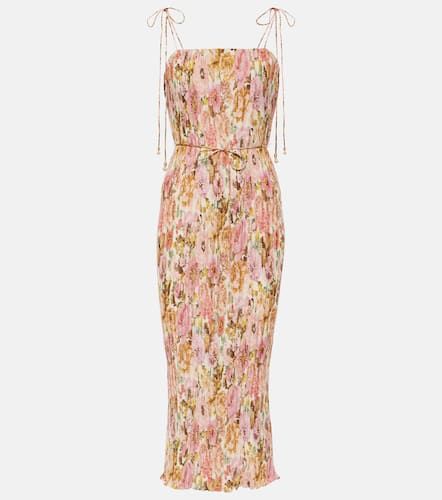 Vestido lencero Golden Pleated floral - Zimmermann - Modalova