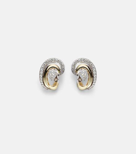 Pendientes de clip Golden Strada de oro de 18 ct con diamantes - Yeprem - Modalova