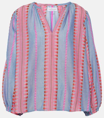 Isla embroidered cotton blouse - Velvet - Modalova