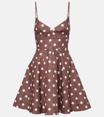 Acacia polka-dot linen minidress - Zimmermann - Modalova