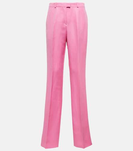 Linen and silk straight-leg pants - Etro - Modalova