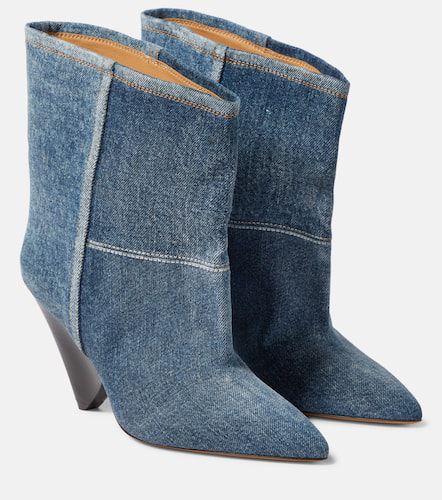 Rouxa denim ankle boots - Isabel Marant - Modalova