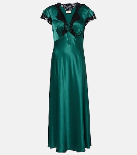Rixo Amari satin midi dress - Rixo - Modalova