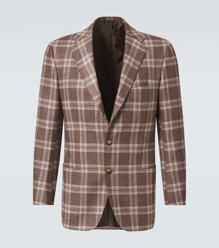 Blazer aus Wolle, Seide und Leinen - Kiton - Modalova