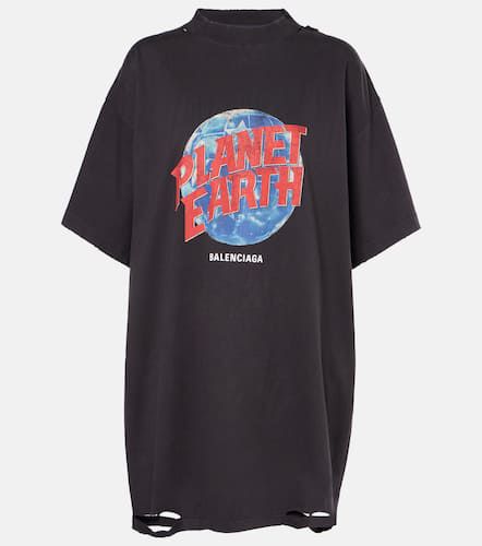 Camiseta Planet Earth de jersey - Balenciaga - Modalova