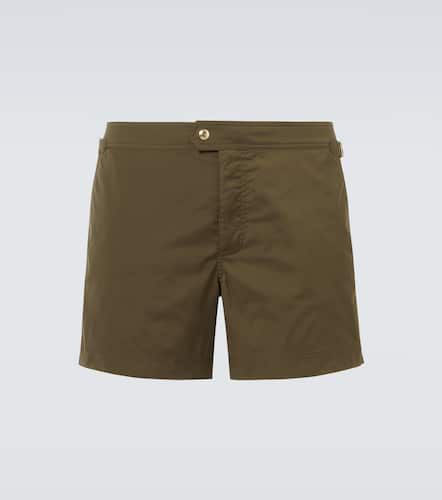 Technical poplin swim shorts - Tom Ford - Modalova