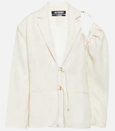 La Veste Galliga linen-blend blazer - Jacquemus - Modalova